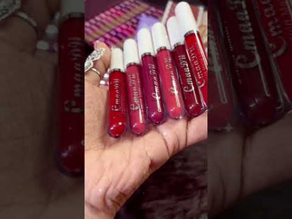 6 Boxes Of Matte Non-stick Cup Waterproof Lipstick Long Lasting Lip Gloss