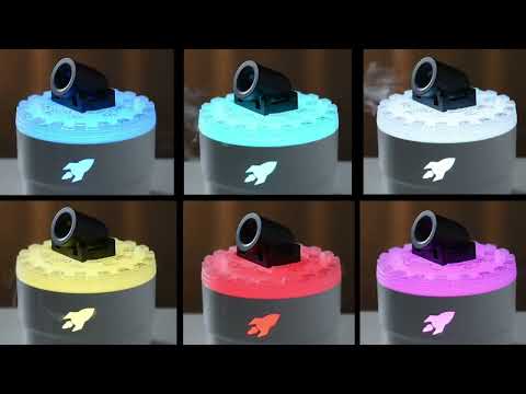 Colorful flame diffuser—enhance your home with style and relaxation.