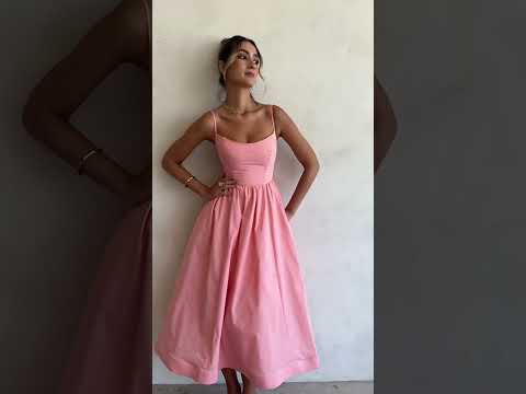 Fresh Solid Color Suspender Dress - Perfect for Sweet and Sexy Summer Style!