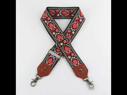 Correa de bolso retro de 5 cm, correa de hombro ajustable de repuesto para bolso cruzado