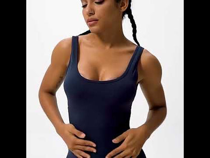Tight Yoga Bodysuit Casual Hollow Seamless Womens Clothing
