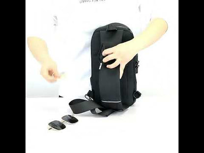 Motorcycle Chest Bag Password Anti-theft Men's Fashion