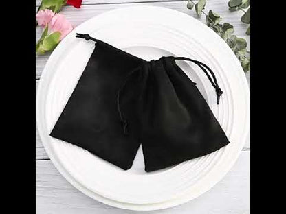 Flannel Jewelry Packaging Drawstring Drawstring Pocket Mobile Power Earphone Storage Bag