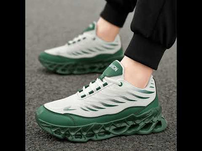 Men's Lace-up Sneakers Thick-soled Daddy Vulcanized Shoes Outdoor Running Sports Casual Shoes