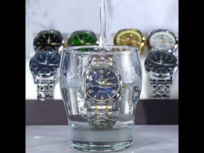 Men's Waterproof Double Calendar Luminous Quartz Watch