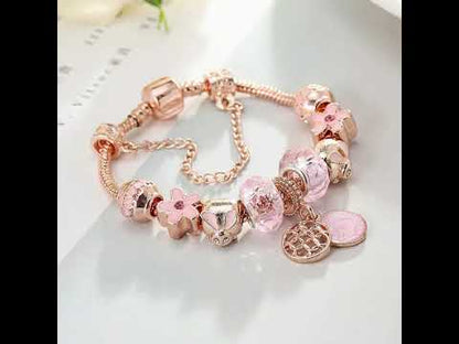 Fashion Love Geometric Rose Gold Bracelet Women's Jewelry