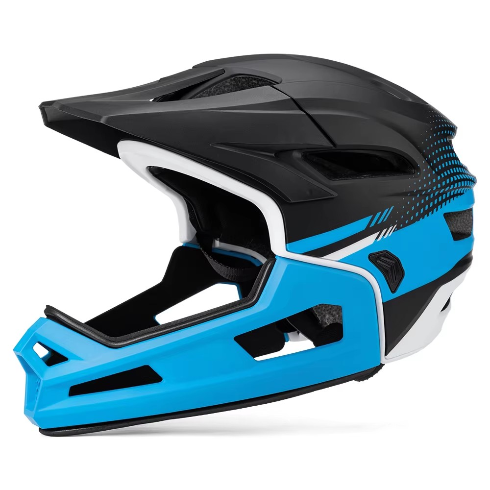 Downhill Cycle MTB Fullface Helmet Detachable Chin Pad Mountain Bike Full Face Helmet For Bike Bicycle Helmet Full Face A&S Collection